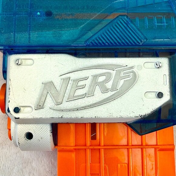 Nerf N-Strike Elite Retaliator Dart Blaster w/12 Dart Clip & Butt Ext Tested & W - Picture 10 of 12